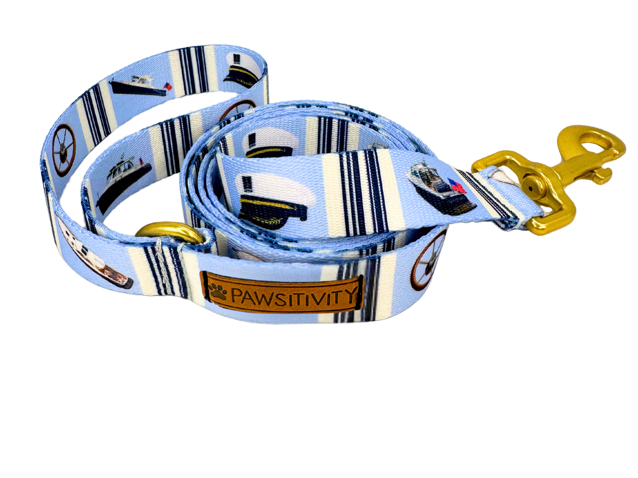22k Gold Blue Captain Chains Leash