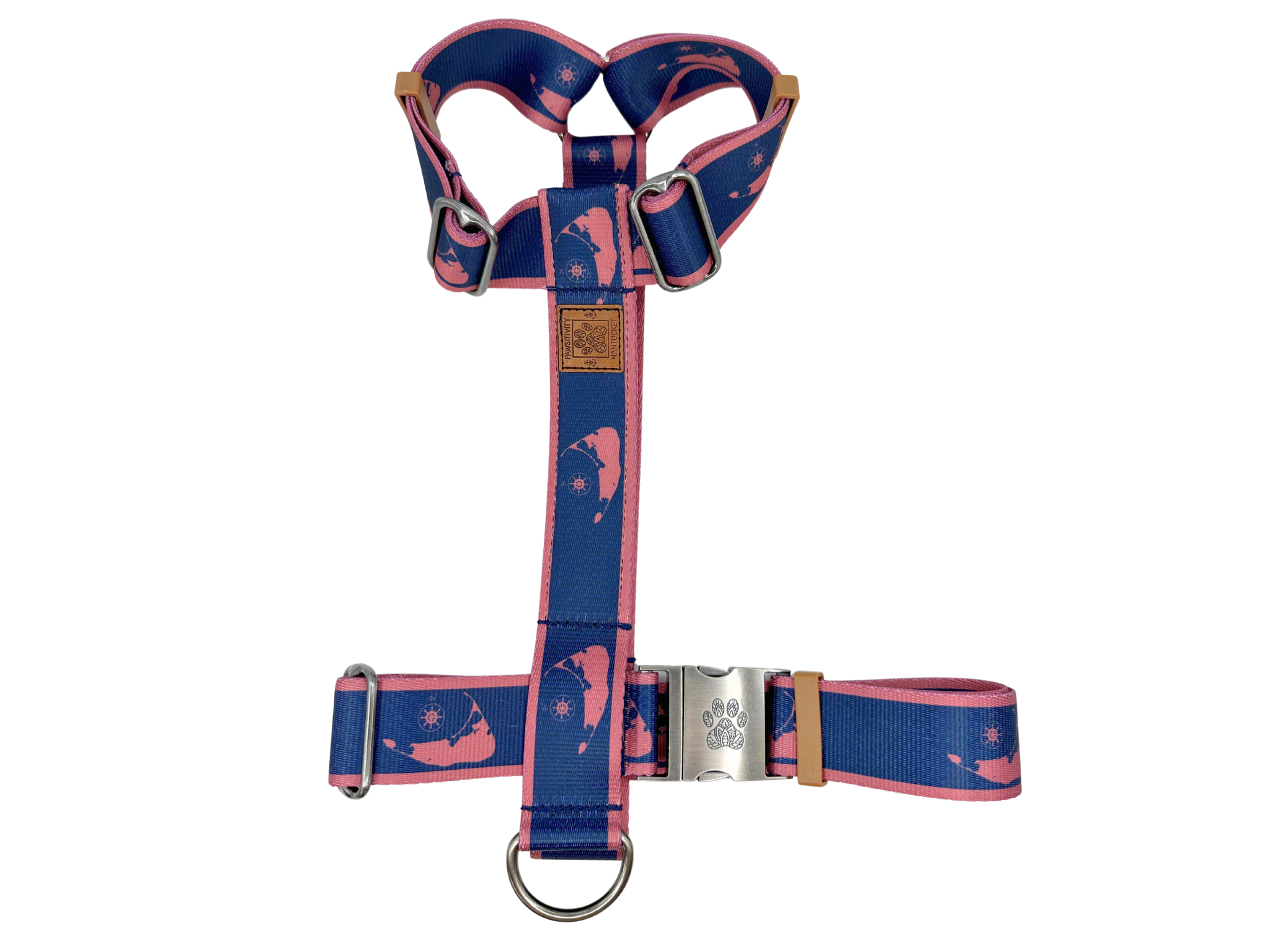 Navy with Nantucket Red Islands Strap Harness