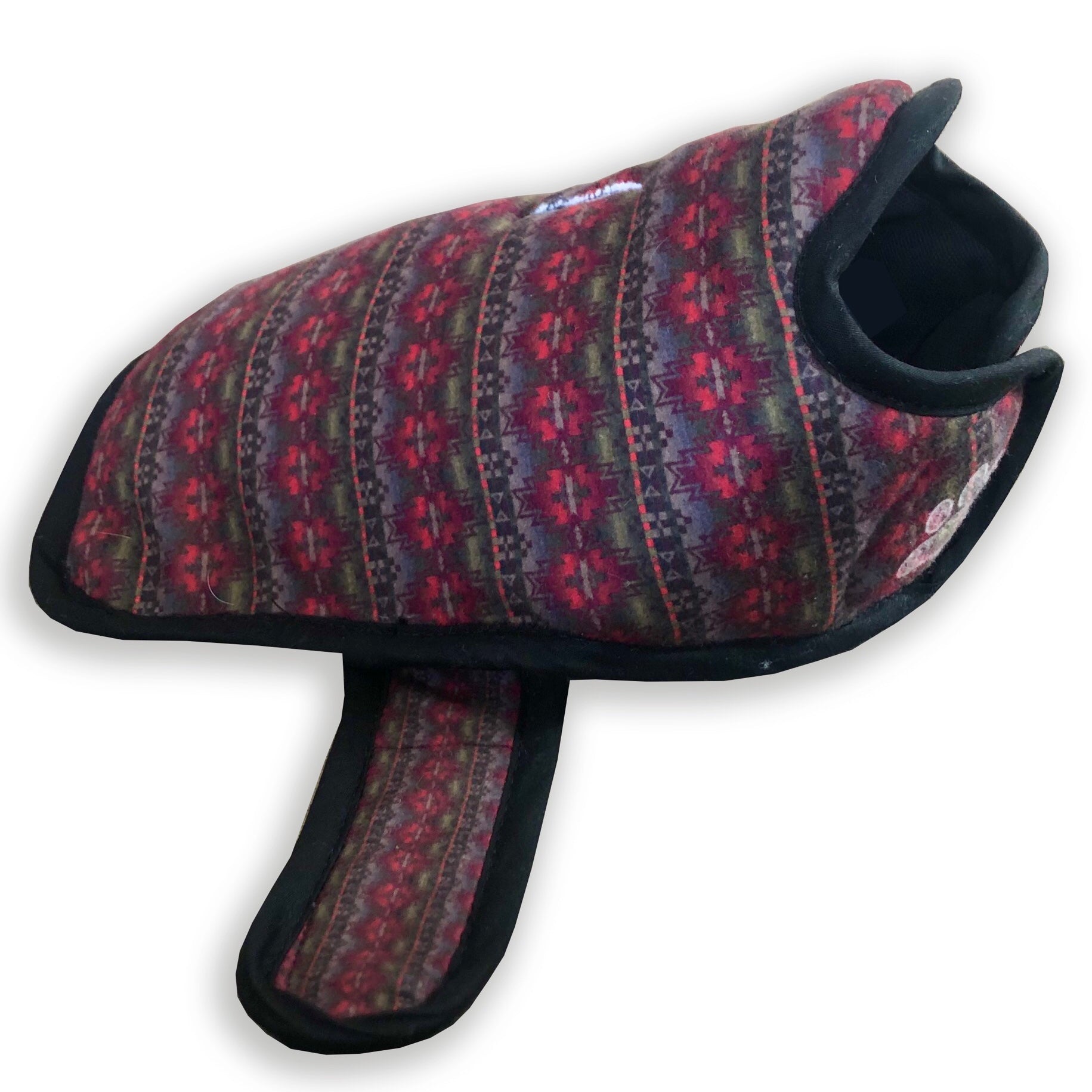 Western / Black Canvas Reversible Dog Jacket