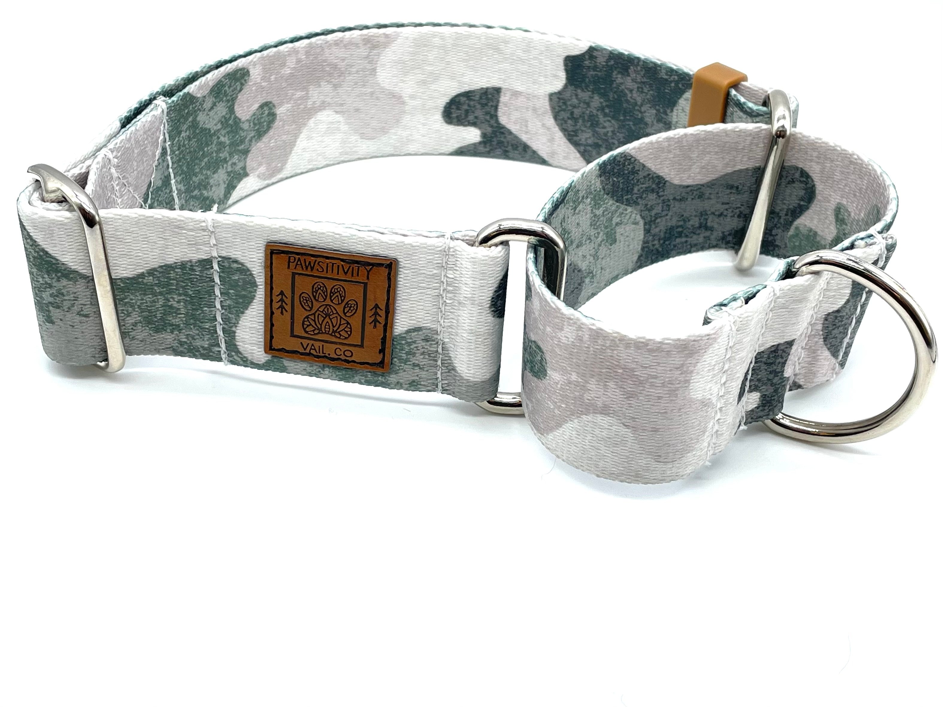Vail Snow Camo Martingale Collar