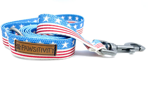 American Flag "Knit" Collar