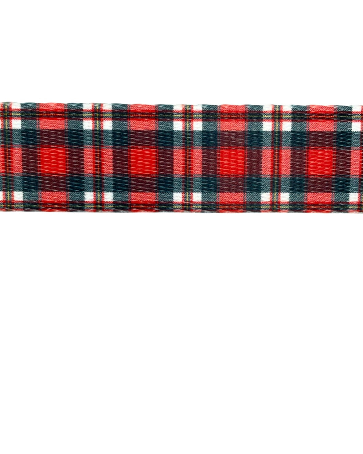 Black White Red Plaid Leash