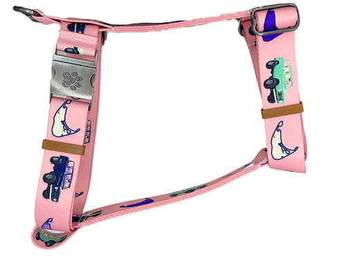 Pink Vintage Truck Strap Harness