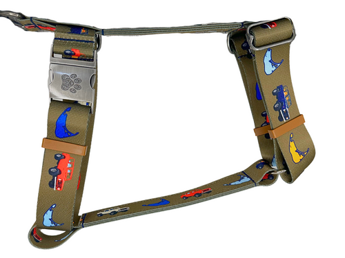 Olive Vintage Truck Strap Harness