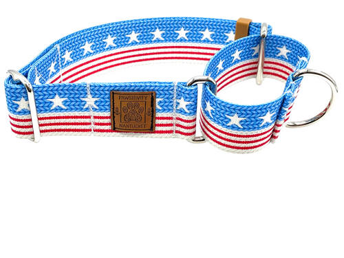 American Flag "Knit" Martingale Collar