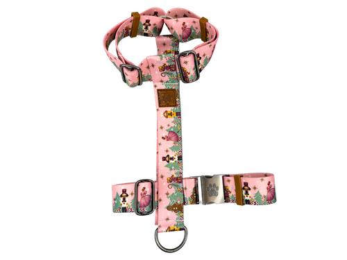 Holiday Pink Nutcracker Strap Harness