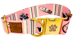 Pink Captain 22K Gold Collar