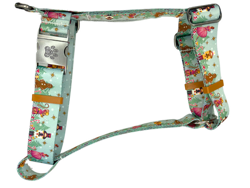 Holiday Green Nutcracker Strap Harness