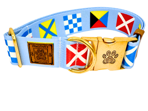 Sail Flags 22K Gold Collar