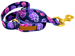 22k Midnight Hydrangea Leash