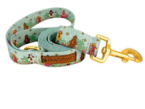 22K Holiday Green Nutcracker Leash