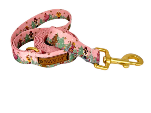 22K Holiday Pink Nutcracker Leash