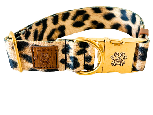 Leopard 22K Gold Collar