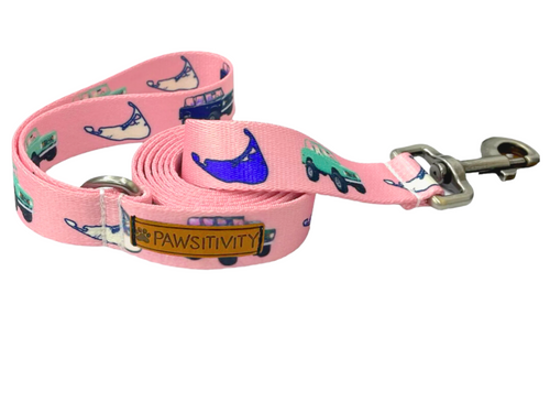 Pink Vintage Truck Island Leash