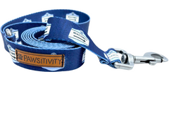 Nantucket Beach Signs Navy Leash