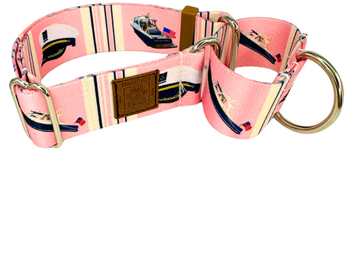 Pink Captains Martingale Collar