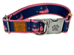 Navy With Nantucket Red Islands Collar