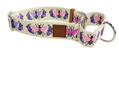 Honey Bee Hydrangea Martingale Collar