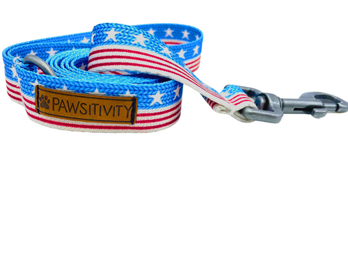 American Flag "Knit" Leash