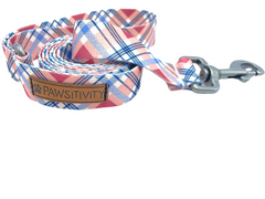 Nantucket Red Plaid Leash