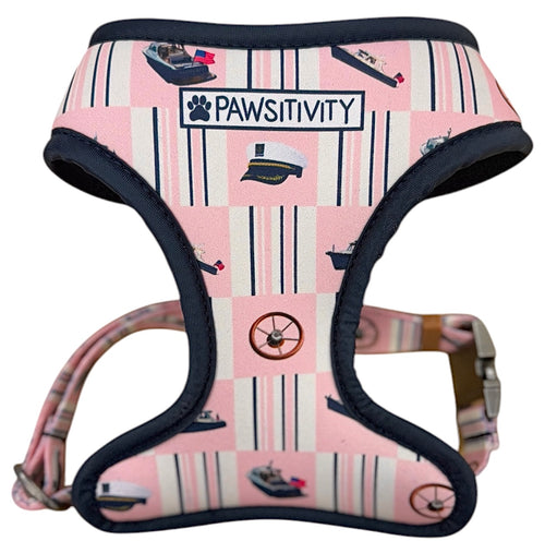 Pink Captain - Stripe Reversible Harness