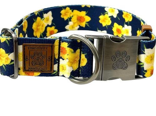 ACK Navy Daffodils Champagne Collar - Limited Edition!