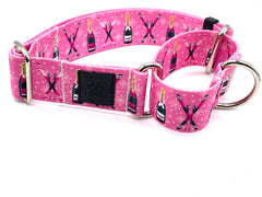 Vail Ski Champagne Martingale Collar