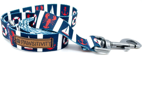 Navy With Nantucket Red Islands Leash