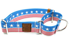 American Flag "Knit" Martingale Collar