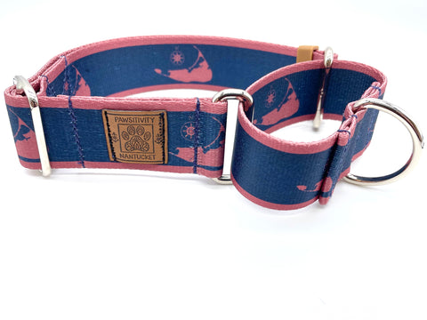 Nantucket Red Whit Blue Islands - Nautical Rope Reversible Harness