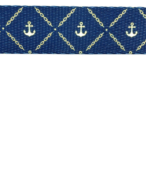Nantucket Navy Chain Anchor Leash
