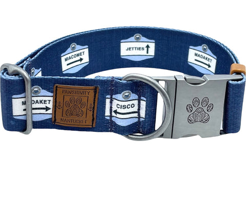 NANTUCKET DAFFODILS CHAMPAGNE MARTINGALE COLLAR - LIMITED EDITION!