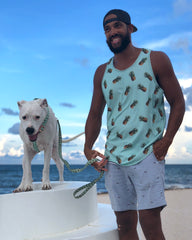 Men’s Mint Pineapples Tank