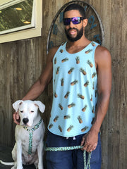 Men’s Mint Pineapples Tank